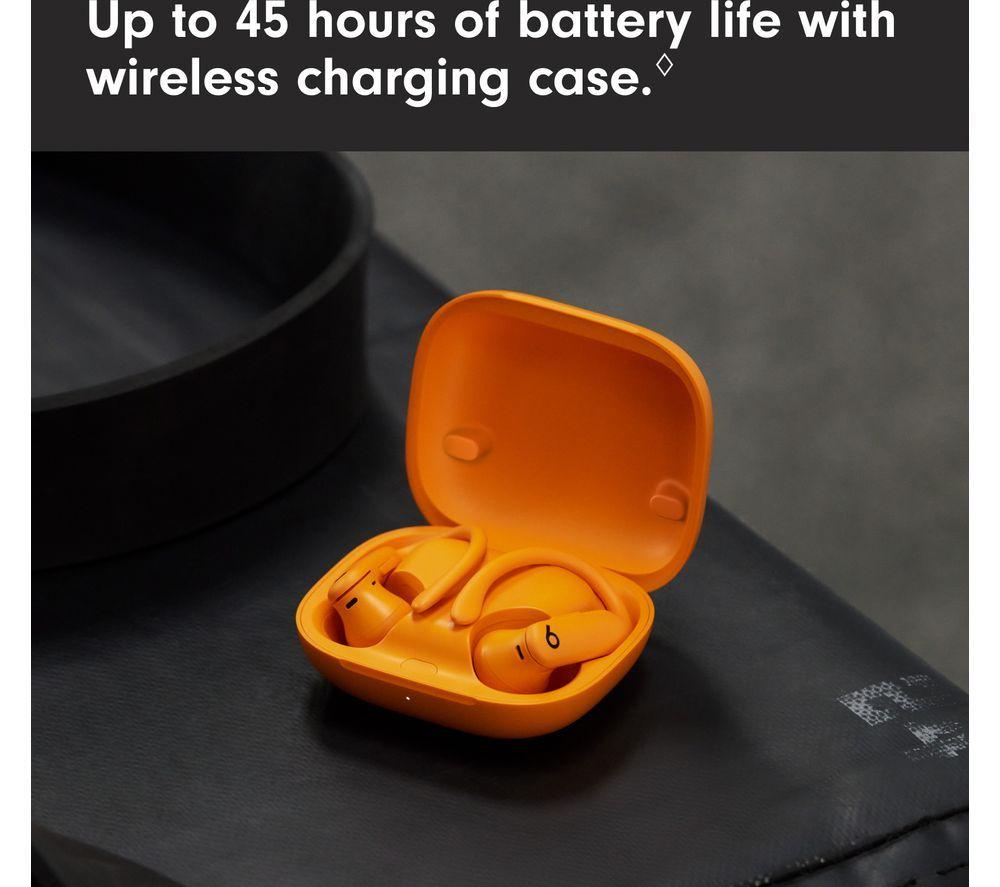 BEATS Powerbeats Pro 2 Wireless Bluetooth Noise-Cancelling Sports Earbuds - Electric Orange image number 7 of 7