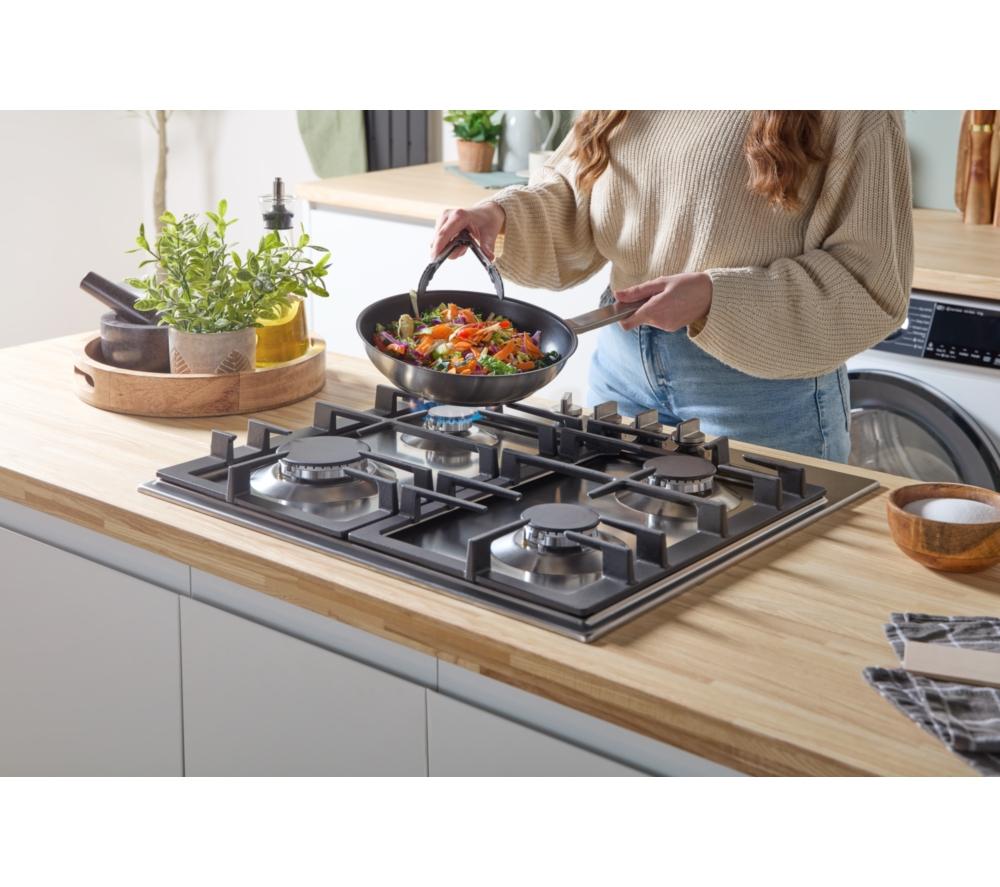 BOSCH Series 6 PCP6A5I90 60 cm Gas Hob - Stainless Steel image number 10 of 12