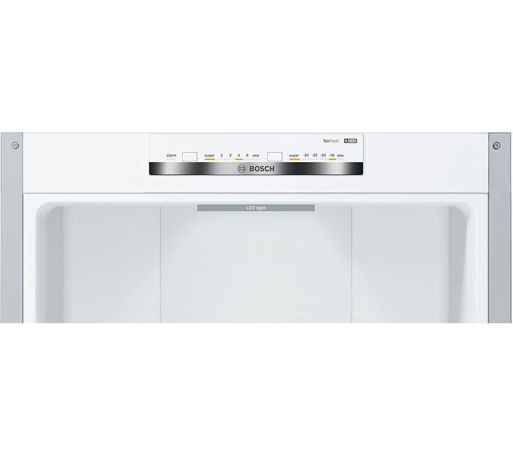 BOSCH Series 4 KGN392LEBG 70/30 Fridge Freezer - Stainless Steel image number 2 of 14