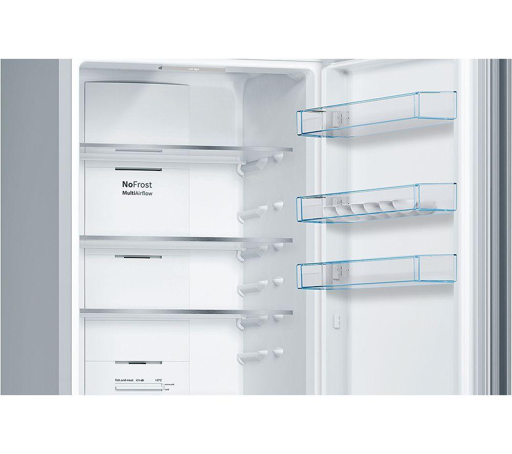 BOSCH Series 4 KGN392LEBG 70/30 Fridge Freezer - Stainless Steel image number 6 of 14