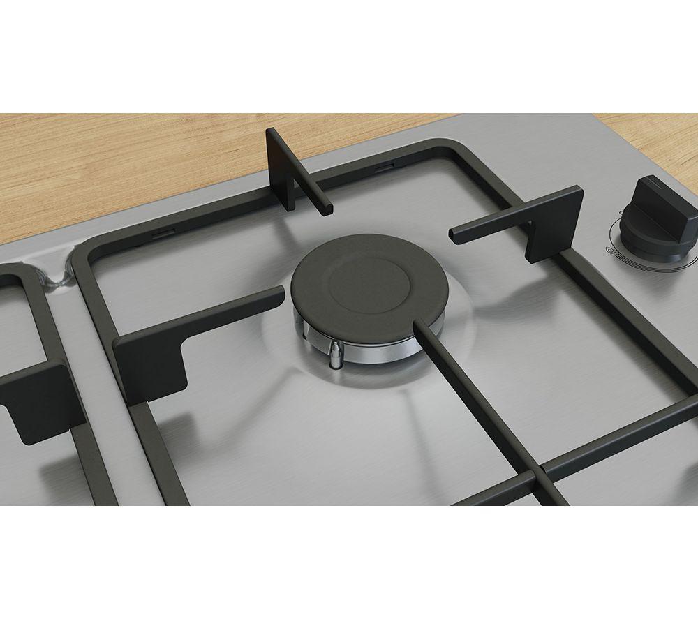 BOSCH Series 2 PBP6B5K60 60 cm Gas Hob - Stainless Steel image number 4 of 7