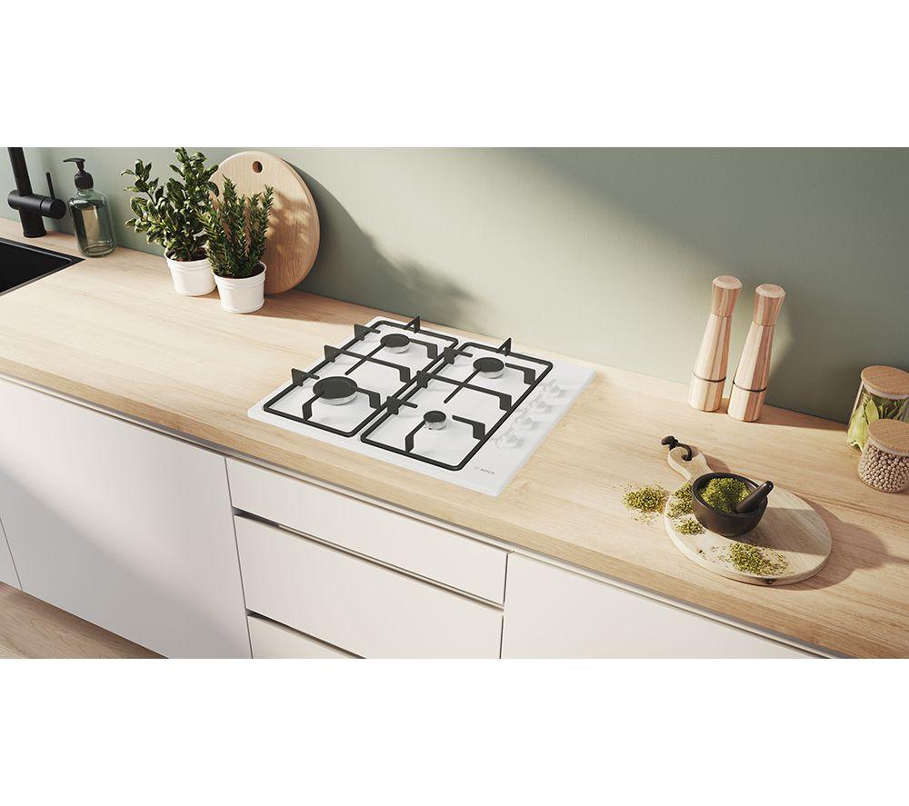BOSCH Series 2 PBP6B2K60 60 cm Gas Hob - White image number 4 of 7