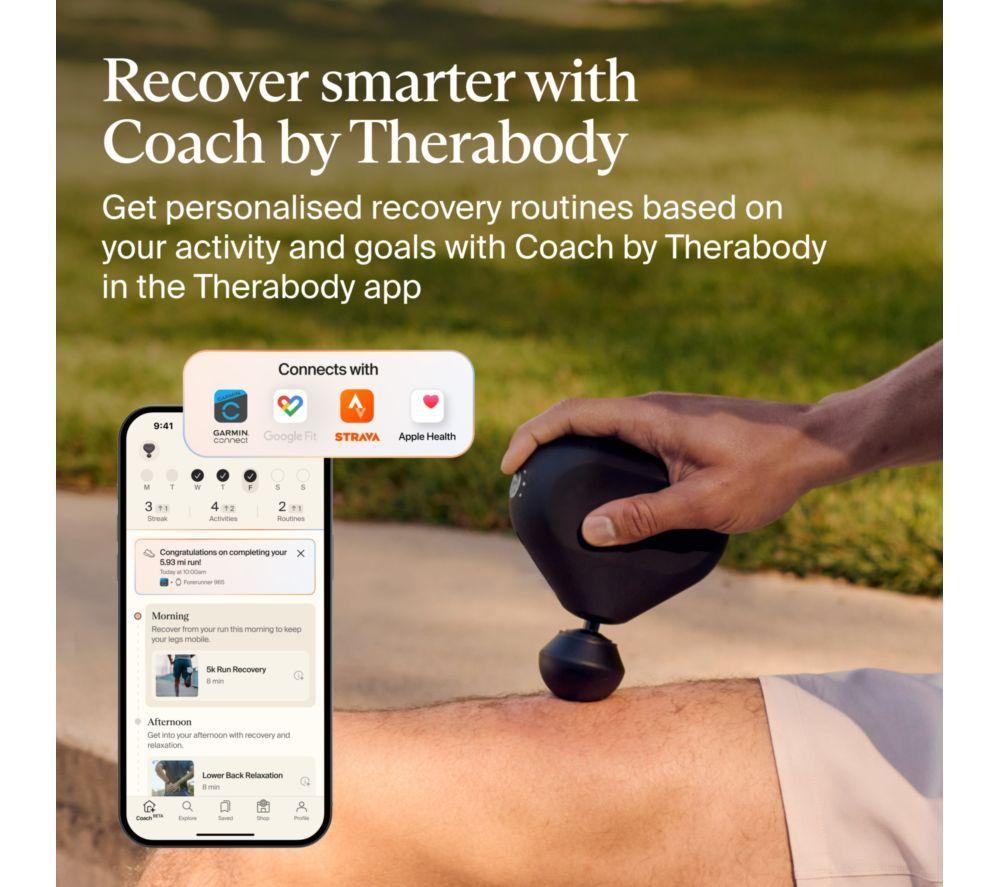 THERABODY Theragun Mini 3.0 Handheld Smart Body Massager - Black image number 12 of 16