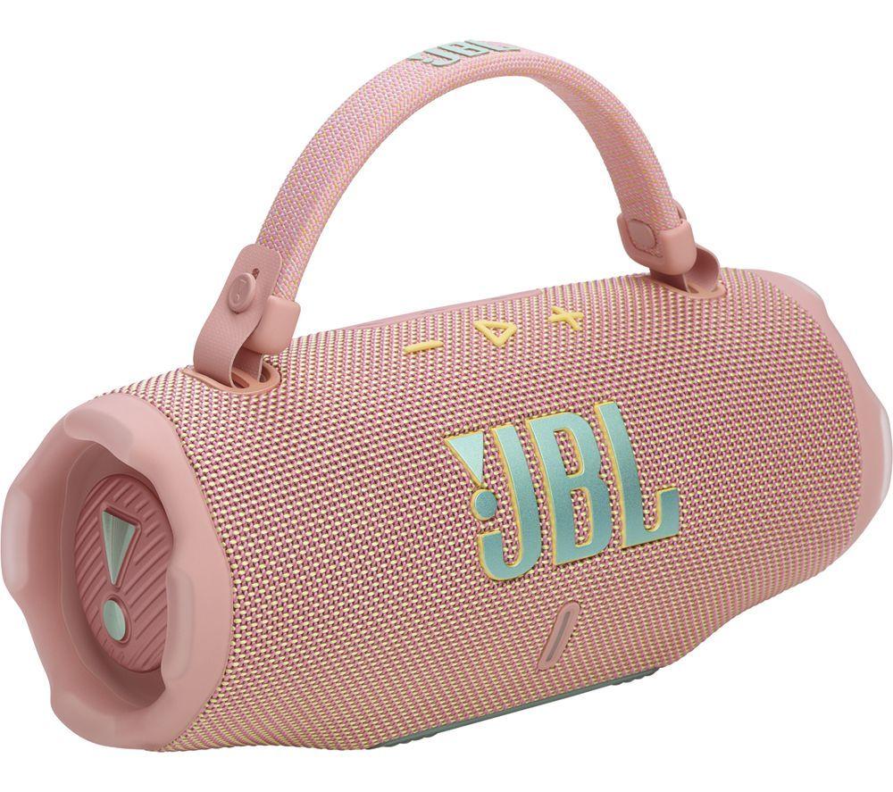 JBL Charge 6 Portable Bluetooth Speaker - Pink image number 3 of 10