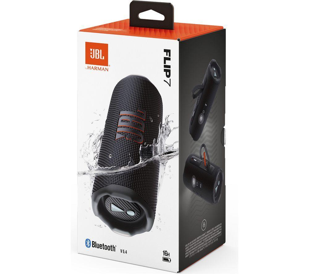JBL Flip 7 Portable Bluetooth Speaker - Black image number 4 of 7
