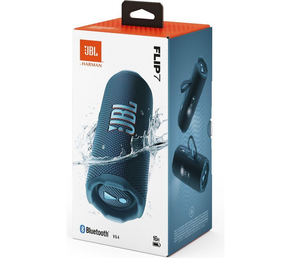 JBL Flip 7 Portable Bluetooth Speaker - Blue image number 6 of 7