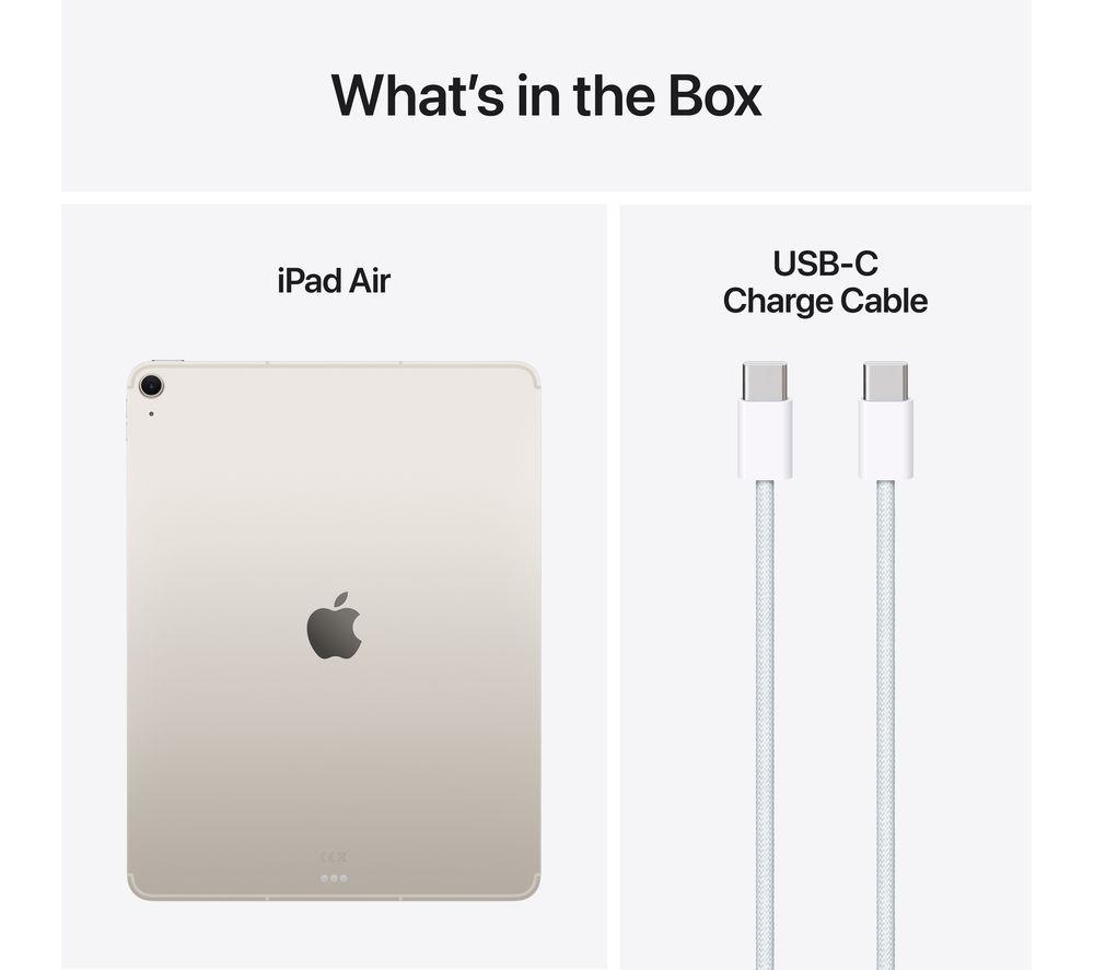 APPLE 13" iPad Air (2025) - 256 GB, Starlight image number 10 of 10