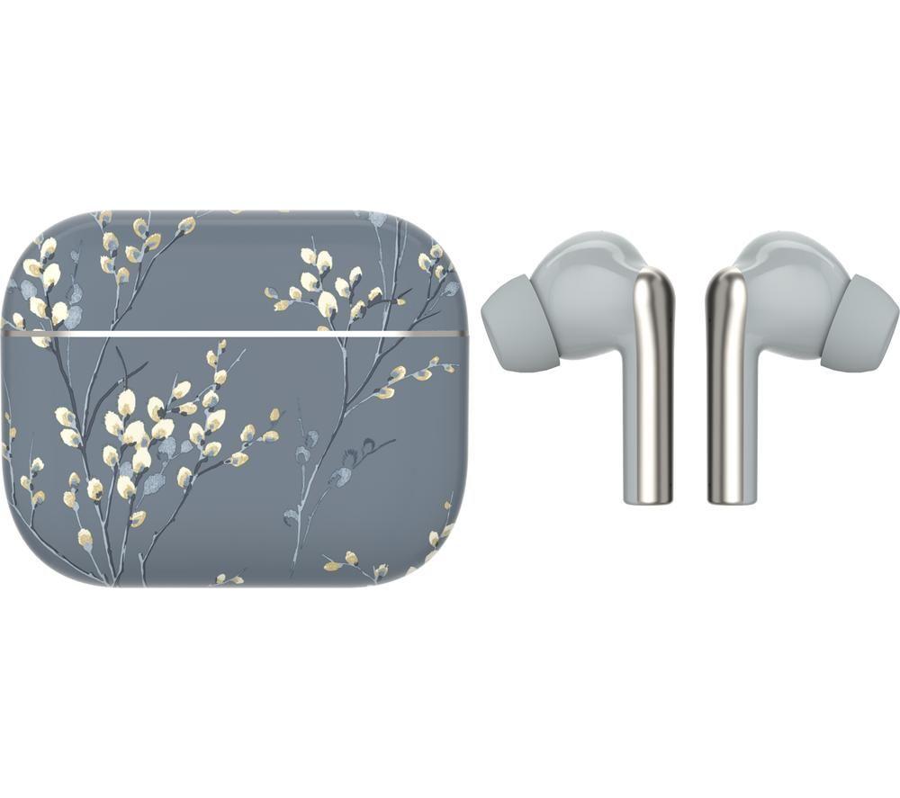 Vq Skylark Wireless Bluetooth Earbuds - Grey, Silver/Grey,Patterned