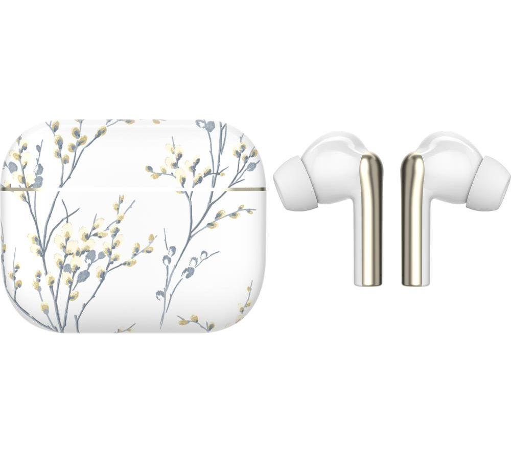 View Quest White Laura Ashley Skylark Wireless Bluetooth Earbuds Willow - Image 2