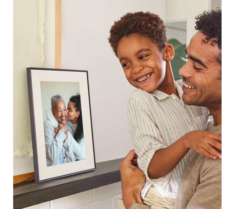 AURA Aspen 12" WiFi Digital Photo Frame - Black image number 3 of 8
