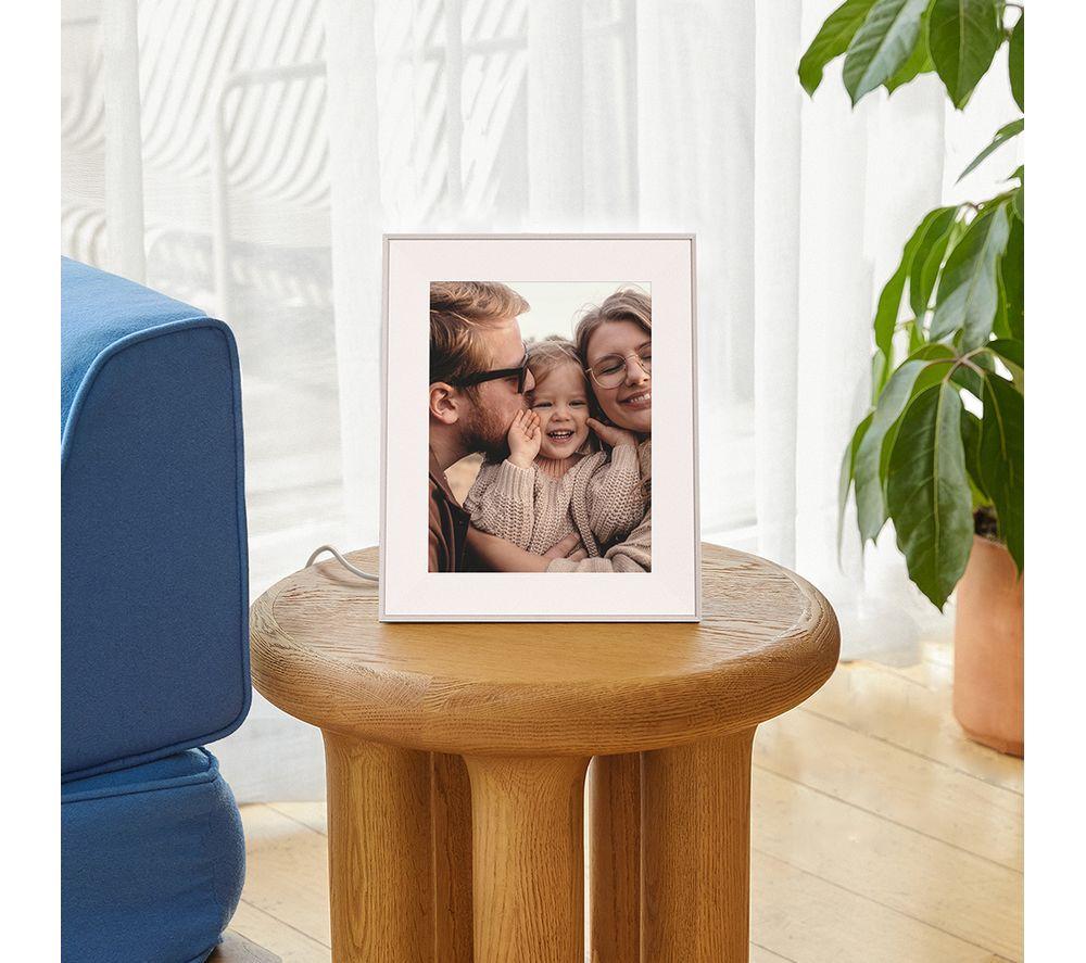 AURA Aspen 12" WiFi Digital Photo Frame - White image number 5 of 5