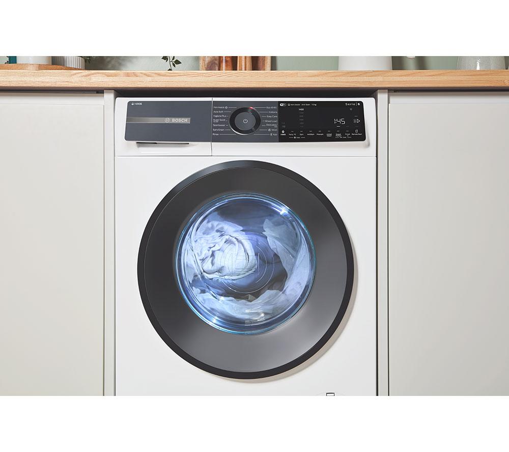 BOSCH Series 6 Plus WGH254A0GB i-DOS AntiStain WiFi-enabled 10 kg 1400 Spin Washing Machine - White image number 14 of 19