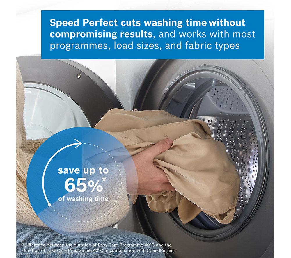 BOSCH Series 6 Plus WGH254ARGB i-DOS AntiStain WiFi enabled 10 kg 1400 Spin Washing Machine - Graphite image number 6 of 19