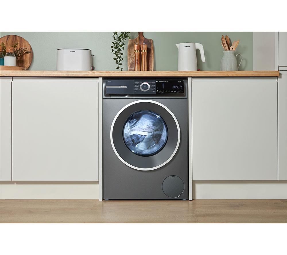 BOSCH Series 6 Plus WGH254ARGB i-DOS AntiStain WiFi enabled 10 kg 1400 Spin Washing Machine - Graphite image number 9 of 19