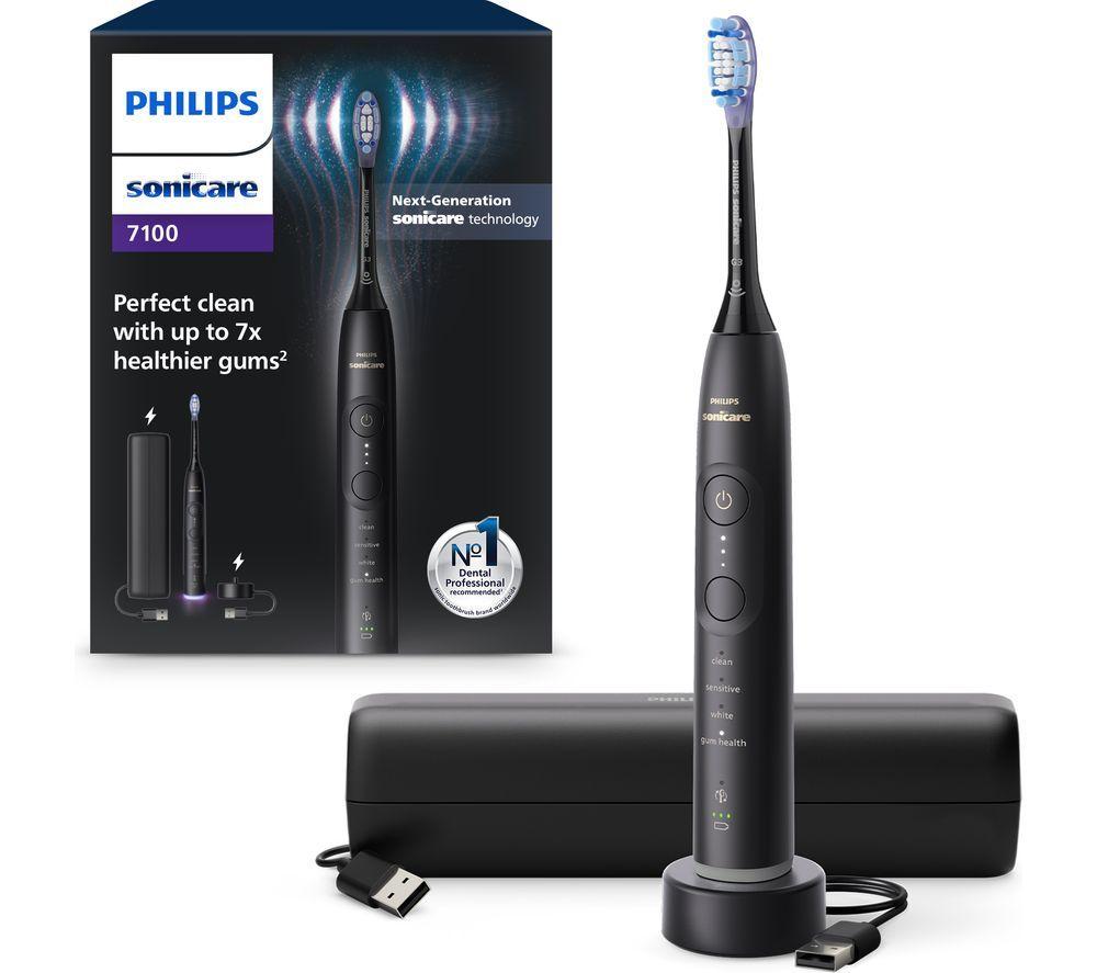 PHILIPS Sonicare Series 7100 HX7421/01 Electric Toothbrush - Black