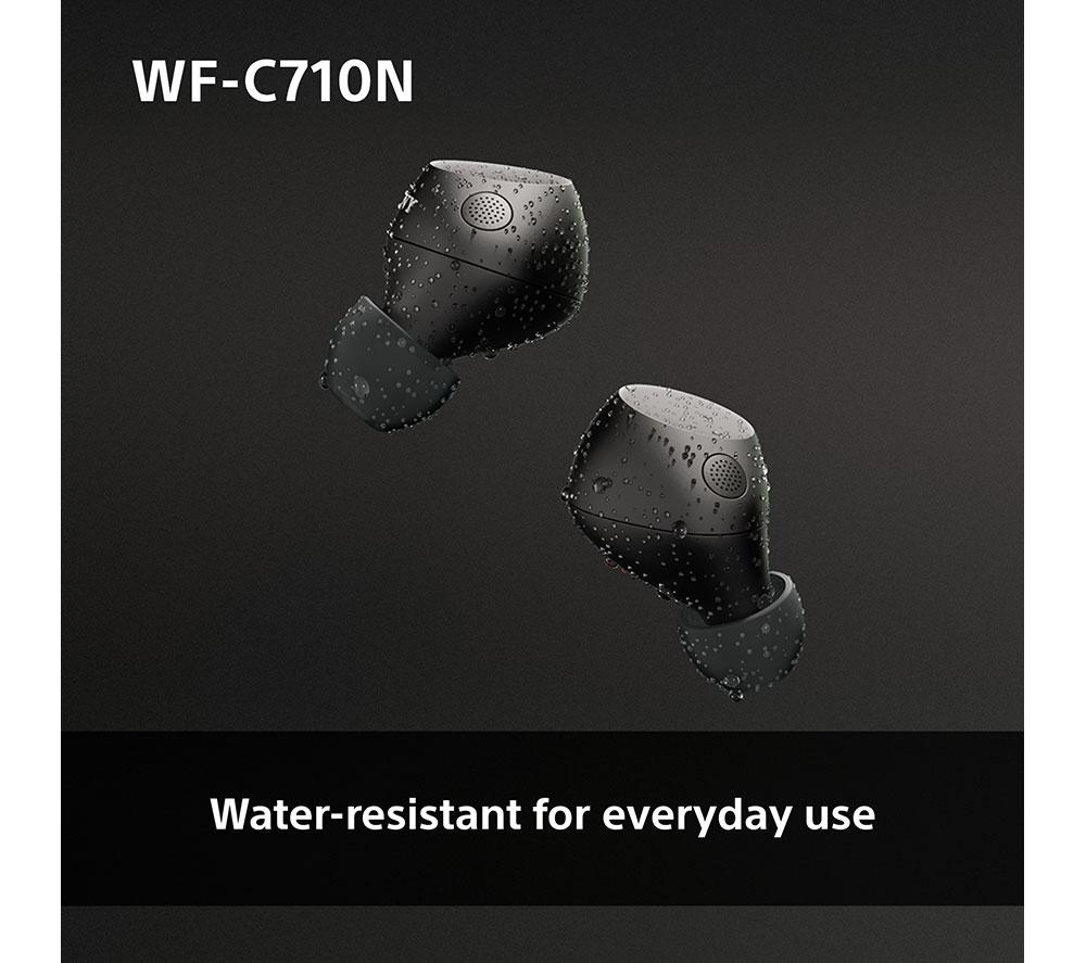 SONY WF-C710N Wireless Bluetooth Noise-Cancelling Earbuds - Black image number 8 of 15