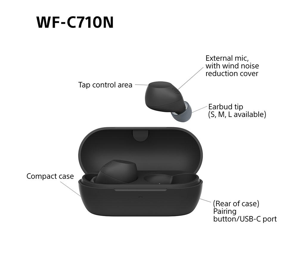 Buy SONY WF-C710N Wireless Bluetooth Noise-Cancelling Earbuds
