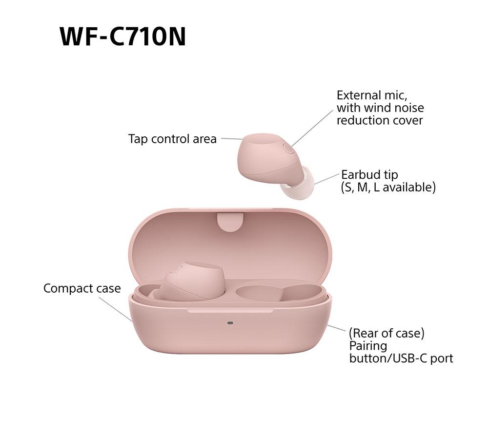 Buy SONY WF-C710N Wireless Bluetooth Noise-Cancelling Earbuds