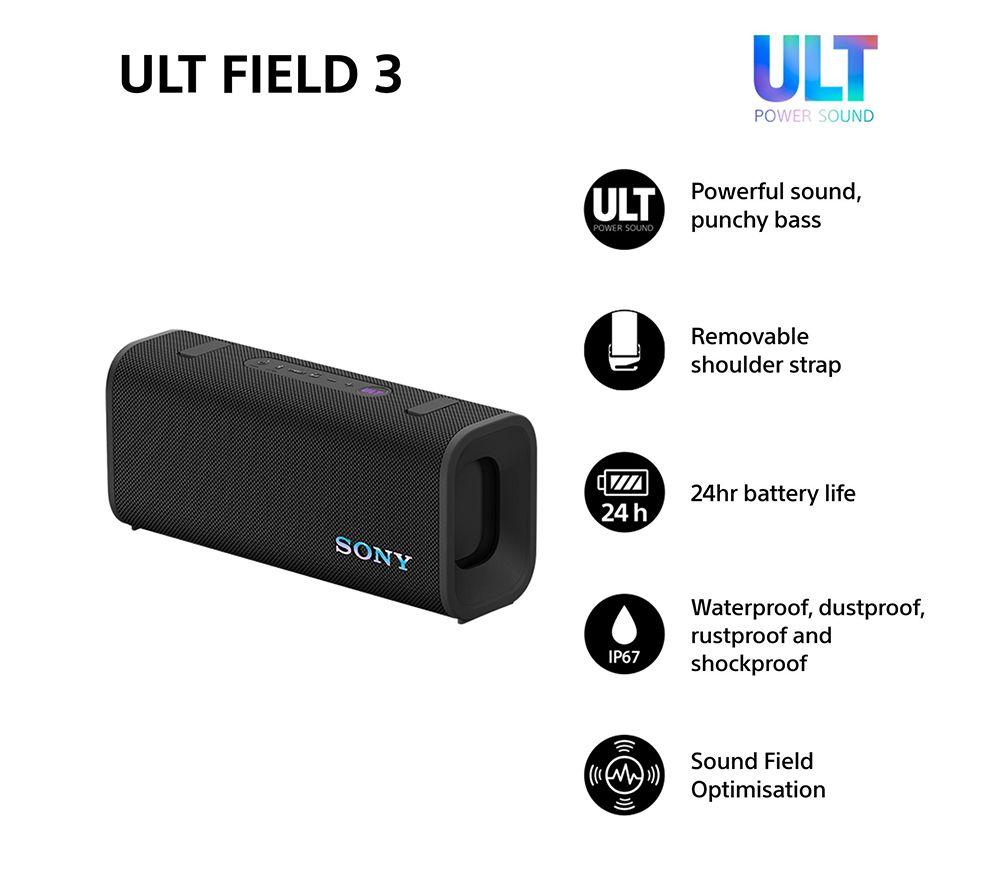 Buy SONY ULT FIELD 3 Portable Bluetooth Speaker - Black | Currys