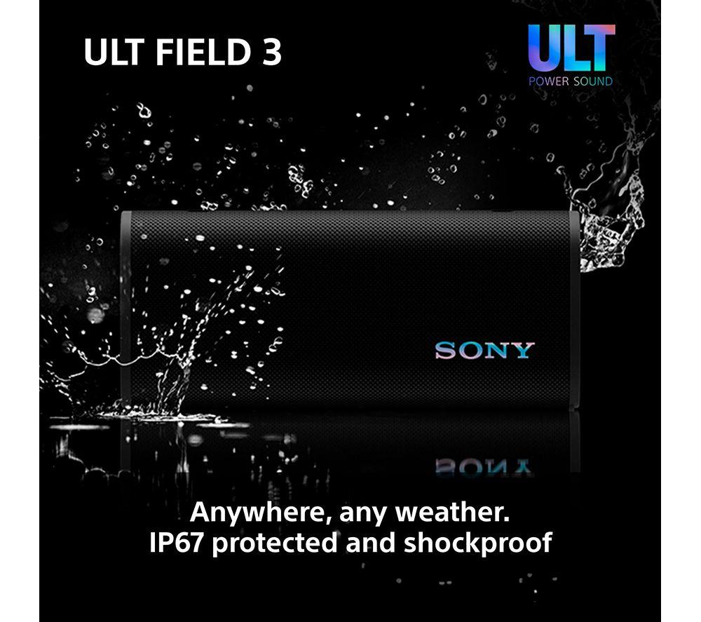 SONY ULT FIELD 3 Portable Bluetooth Speaker - Black image number 7 of 9