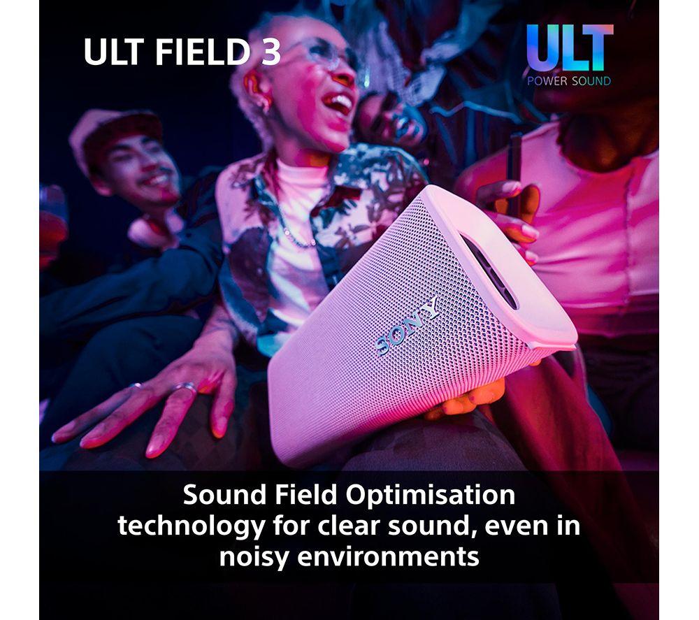 SONY ULT FIELD 3 Portable Bluetooth Speaker - Black image number 8 of 9