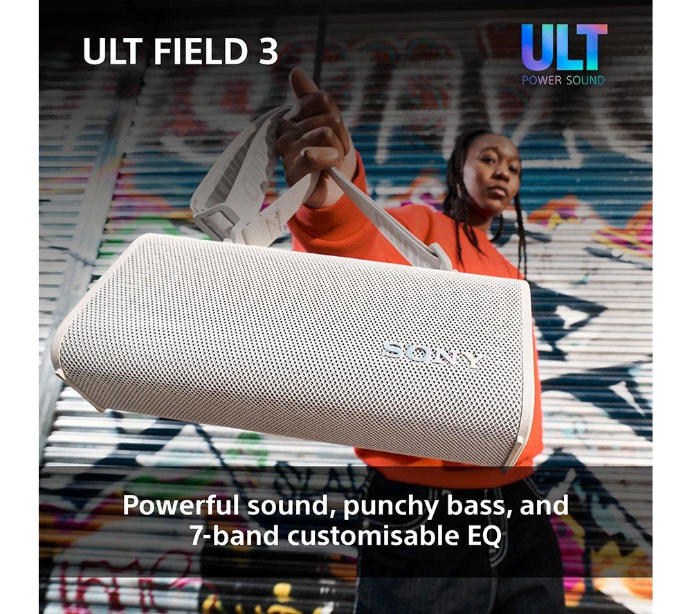 SONY ULT FIELD 3 Portable Bluetooth Speaker - White image number 3 of 13