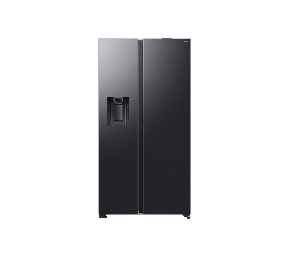 SAMSUNG Bespoke AI Series 8 RS80F66KBFEU American-Style Fridge Freezer – Black, Black