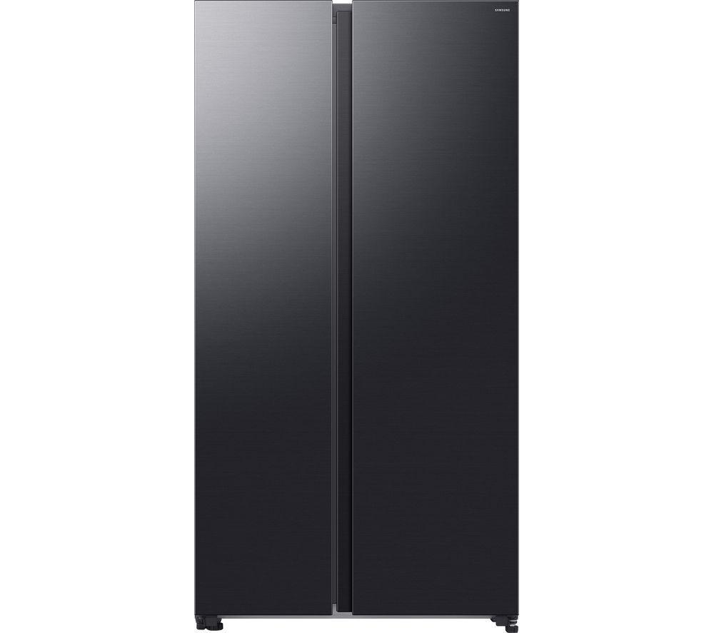 SAMSUNG Bespoke AI Series 7 RS70F67QCFEU American-Style Fridge Freezer – Black, Black