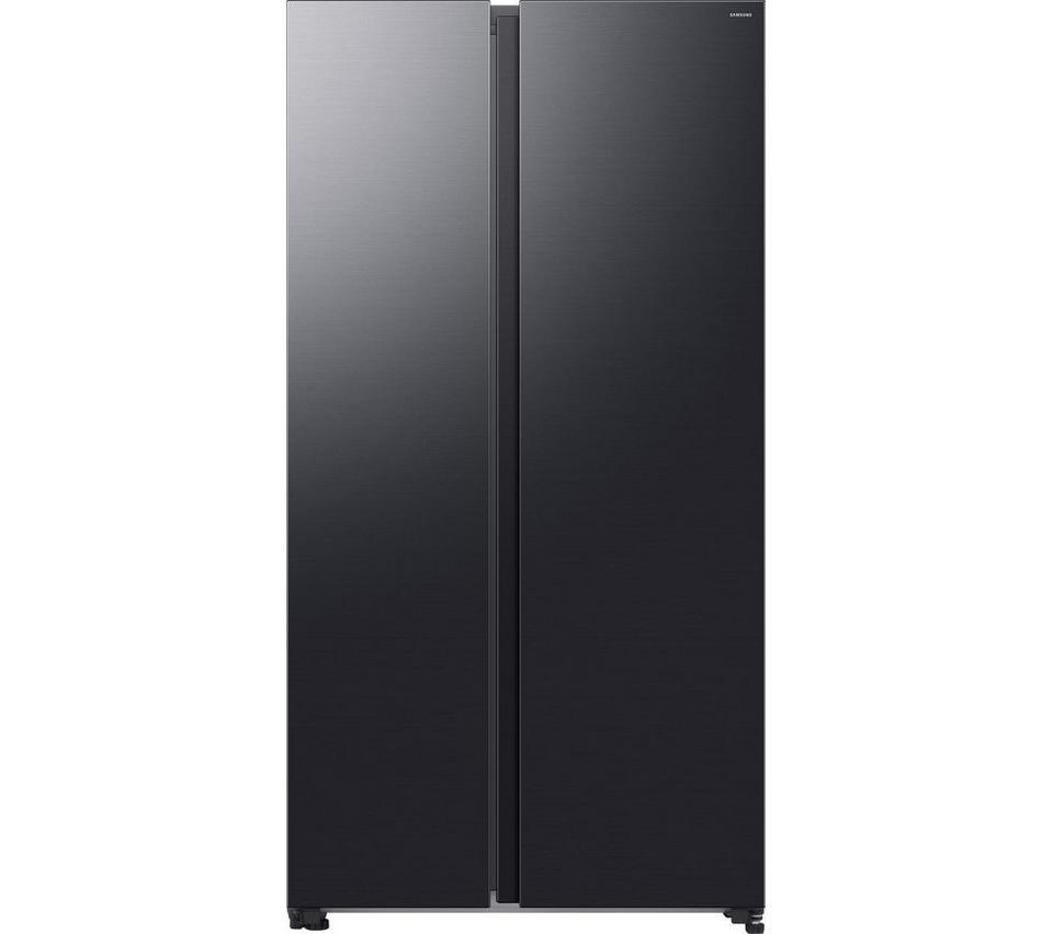 SAMSUNG Bespoke AI Series 7 SpaceMax RS70F67QCFEU American-Style Fridge Freezer - Black