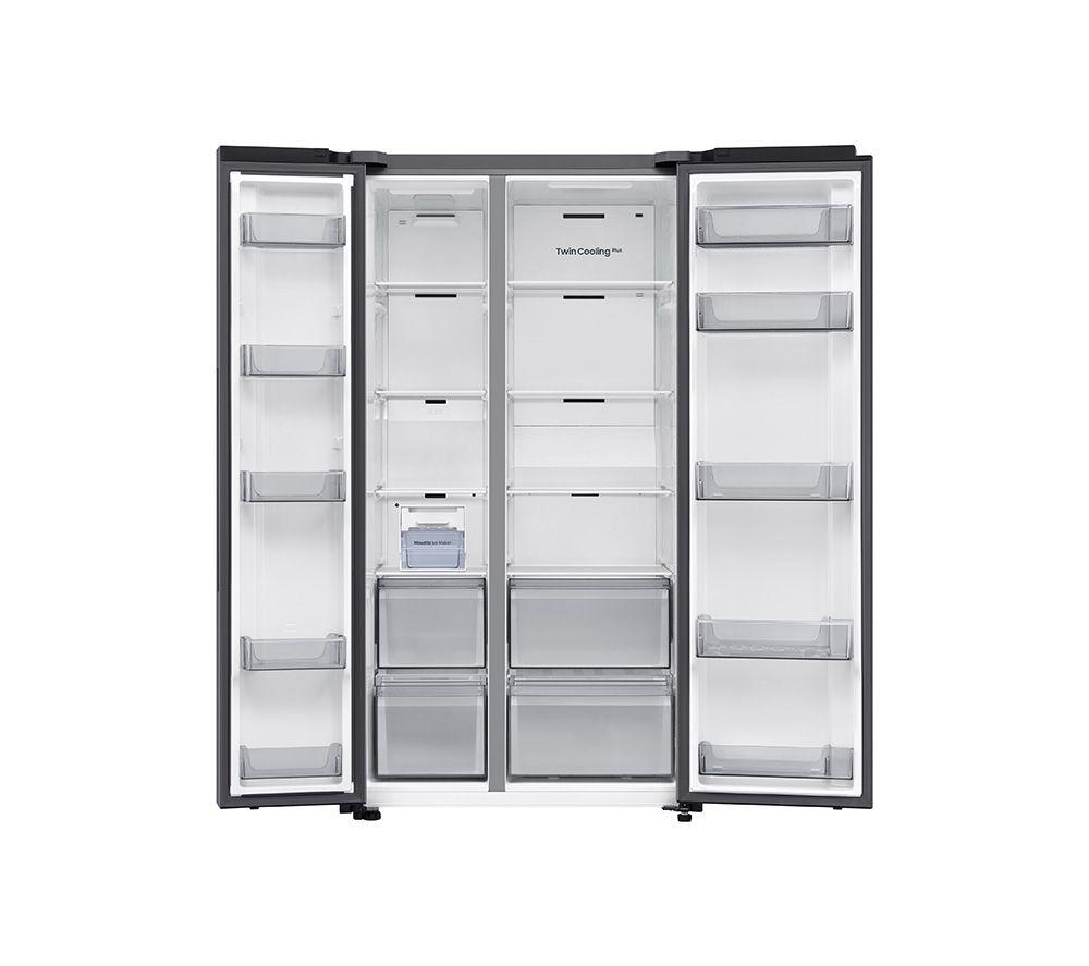 SAMSUNG Bespoke AI Series 7 SpaceMax RS70F67QCTEU American-Style Fridge Freezer - Silver image number 9 of 11