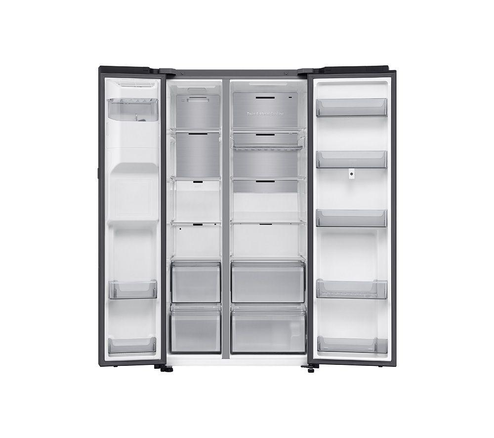 SAMSUNG Bespoke AI Family Hub RS90F66BEFEU American-Style Smart Fridge Freezer with On-device Bixby - Black image number 17 of 19
