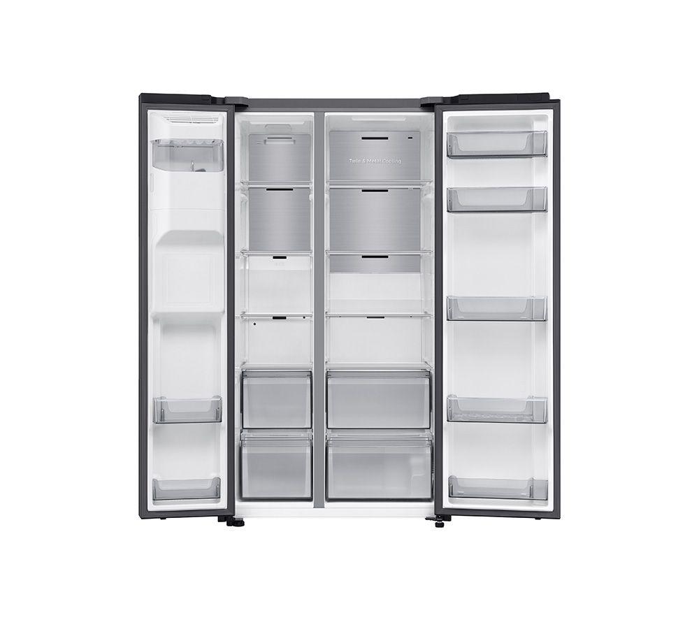 SAMSUNG Bespoke AI Series 7 SpaceMax RS70F66KCFEU American-Style Fridge Freezer - Black image number 9 of 20