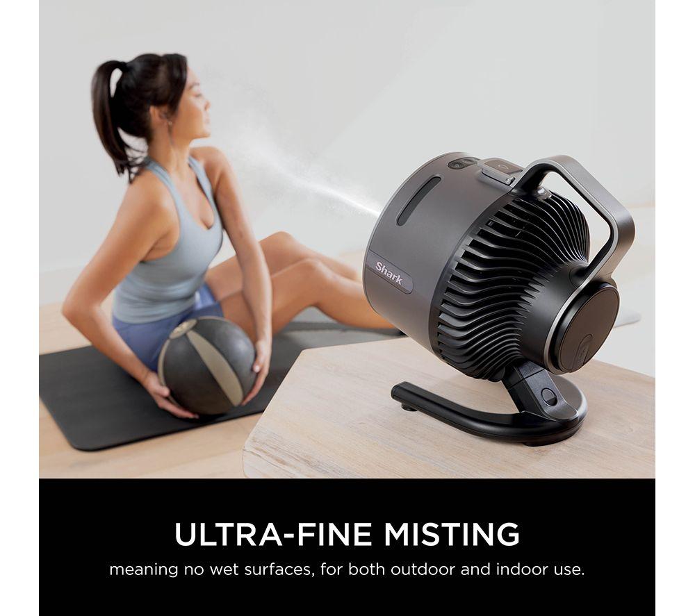SHARK FlexBreeze HydroGo FA050UK Portable 6.8" Misting Turbo Fan - Charcoal image number 16 of 19