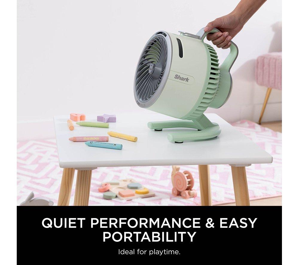 SHARK FlexBreeze HydroGo FA050UKGN Portable 6.8" Misting Turbo Fan - Lime Green & Cool Gray image number 10 of 10