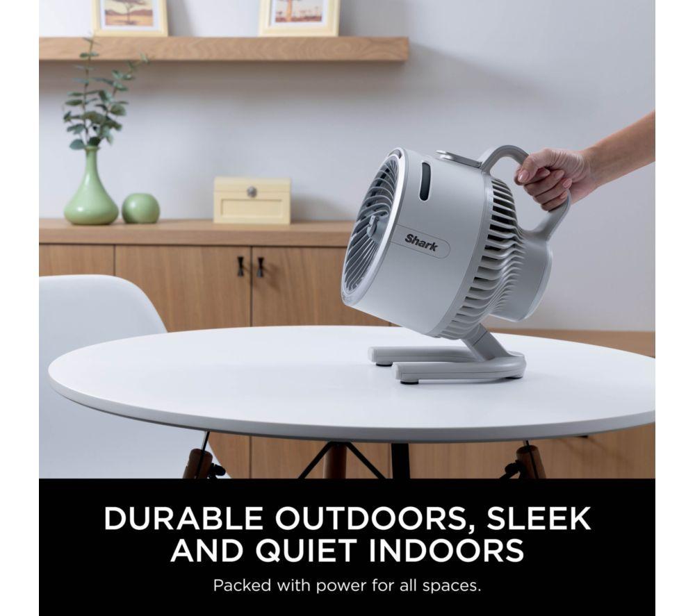 SHARK FlexBreeze HydroGo FA050UKDV Portable 6.8" Misting Turbo Fan - Dove & Cool Gray image number 2 of 10