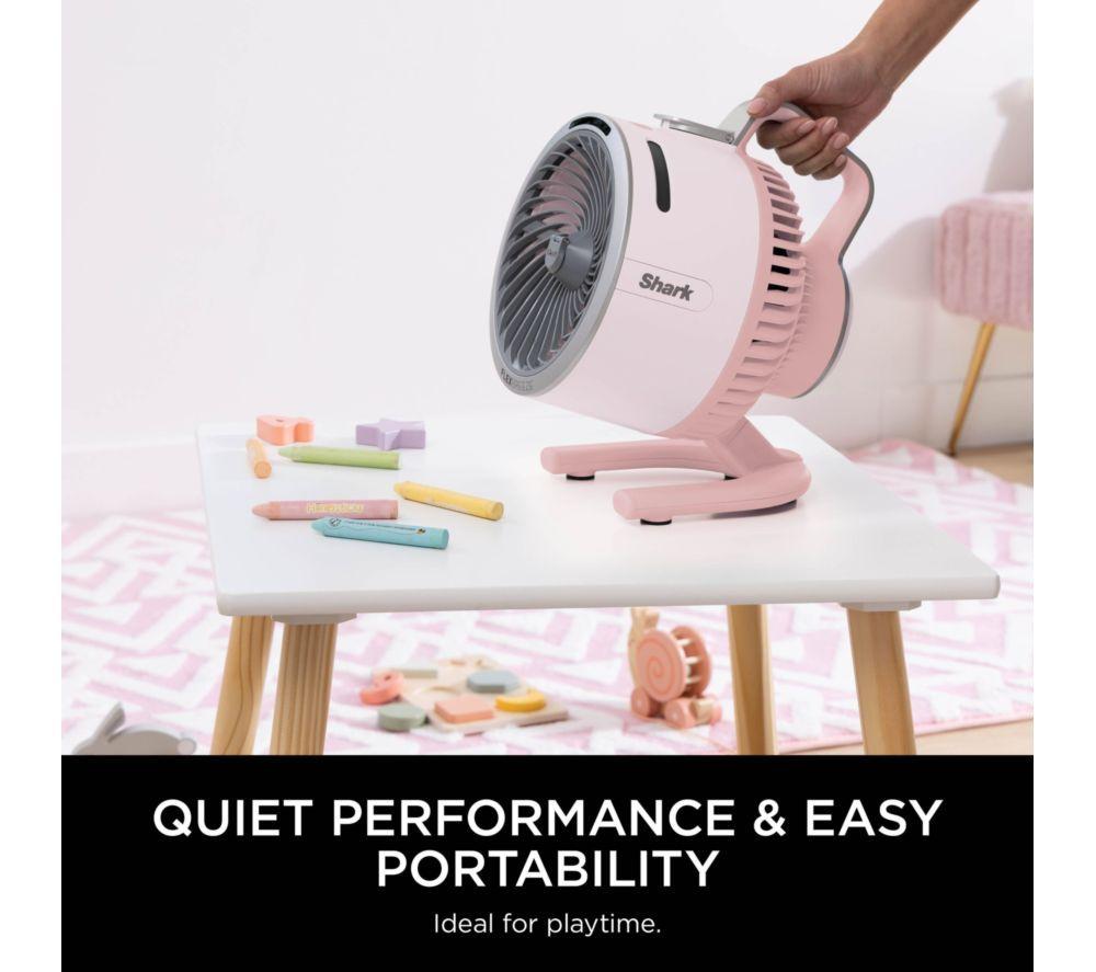 SHARK FlexBreeze HydroGo FA050UKPK Portable 6.8" Misting Turbo Fan - Ballet Pink & Cool Gray image number 10 of 10