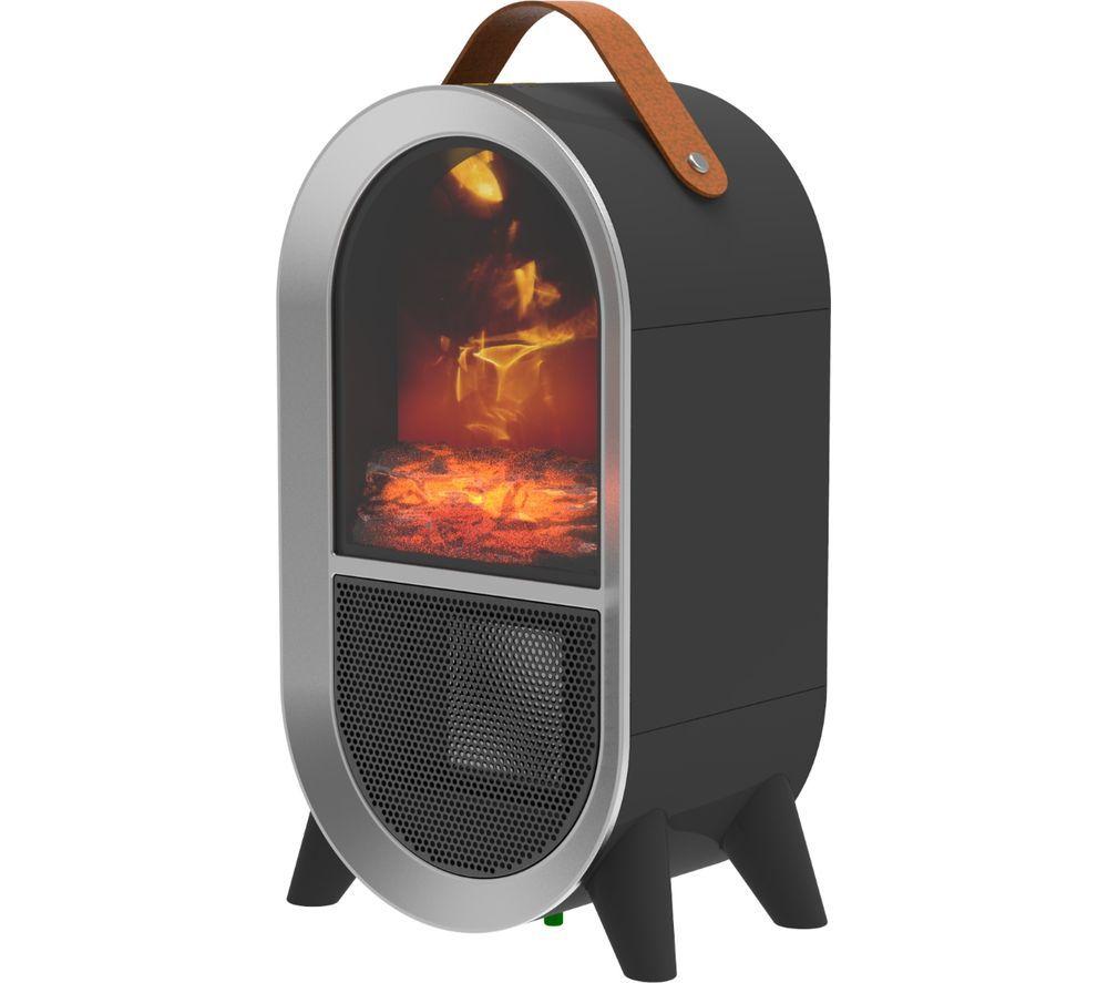 SMART AIR Glow Heat Portable Fan Heater - Black