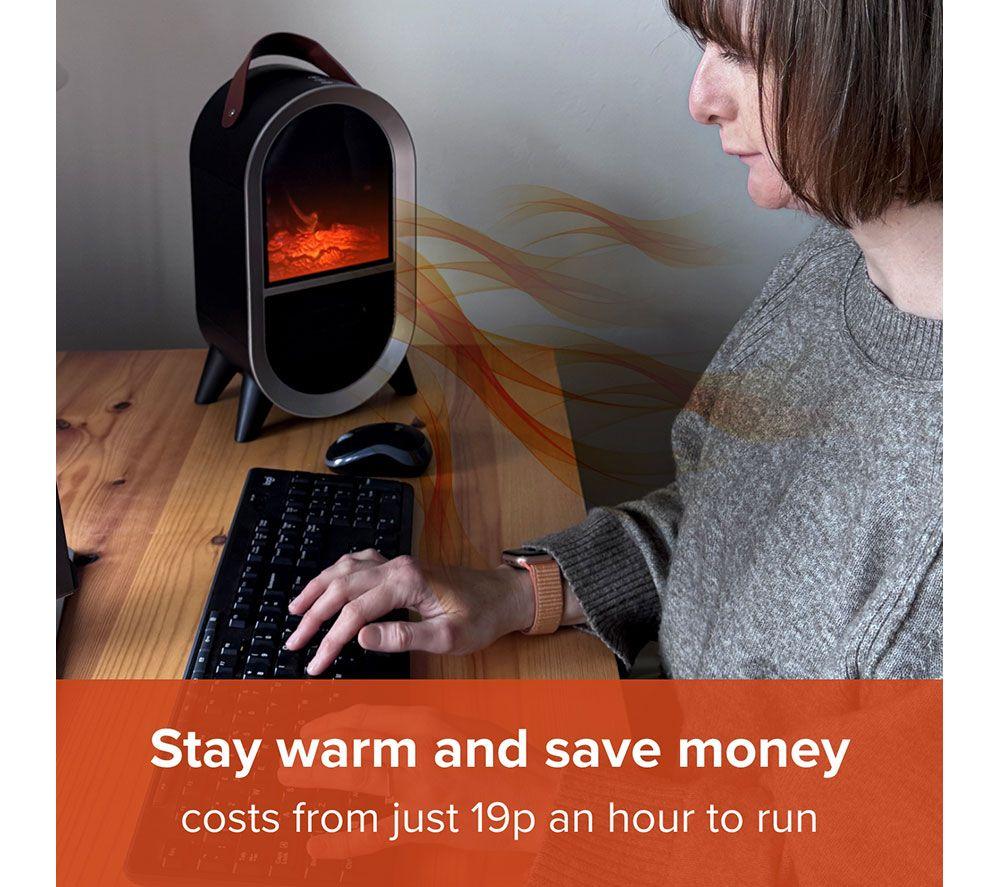 SMARTAIR Glow Heat Portable Fan Heater - White image number 5 of 14