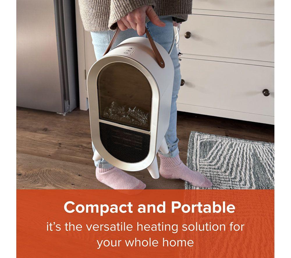 SMARTAIR Glow Heat Portable Fan Heater - White image number 8 of 14