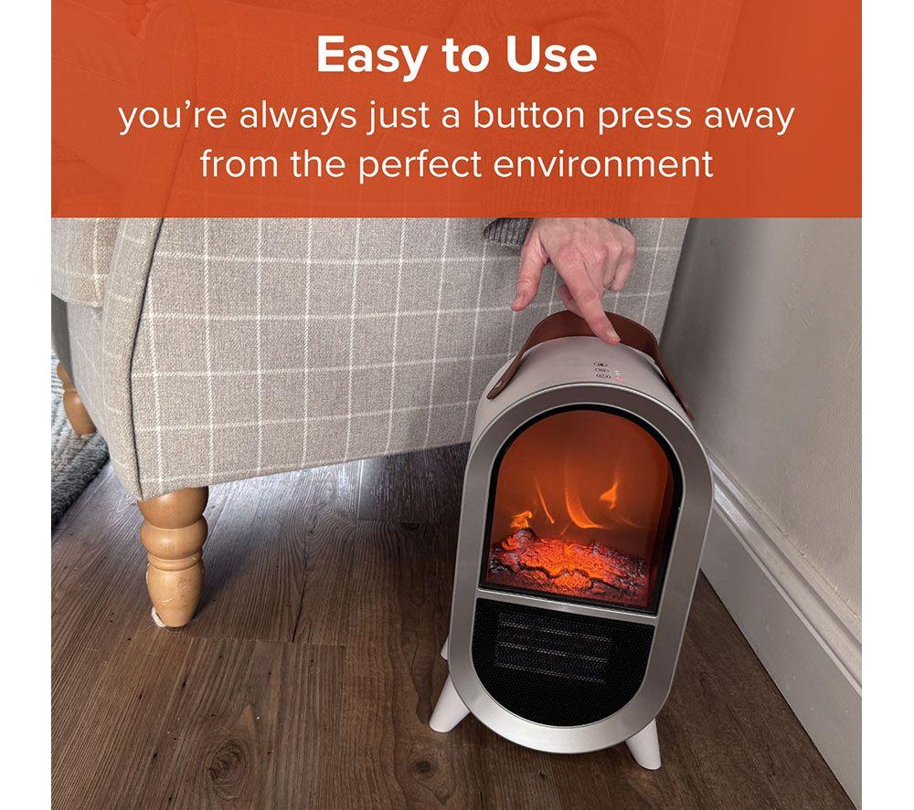 SMARTAIR Glow Heat Portable Fan Heater - White image number 9 of 14