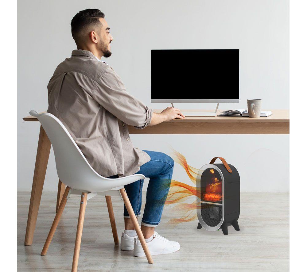 SMARTAIR Glow Heat Portable Fan Heater - White image number 10 of 14
