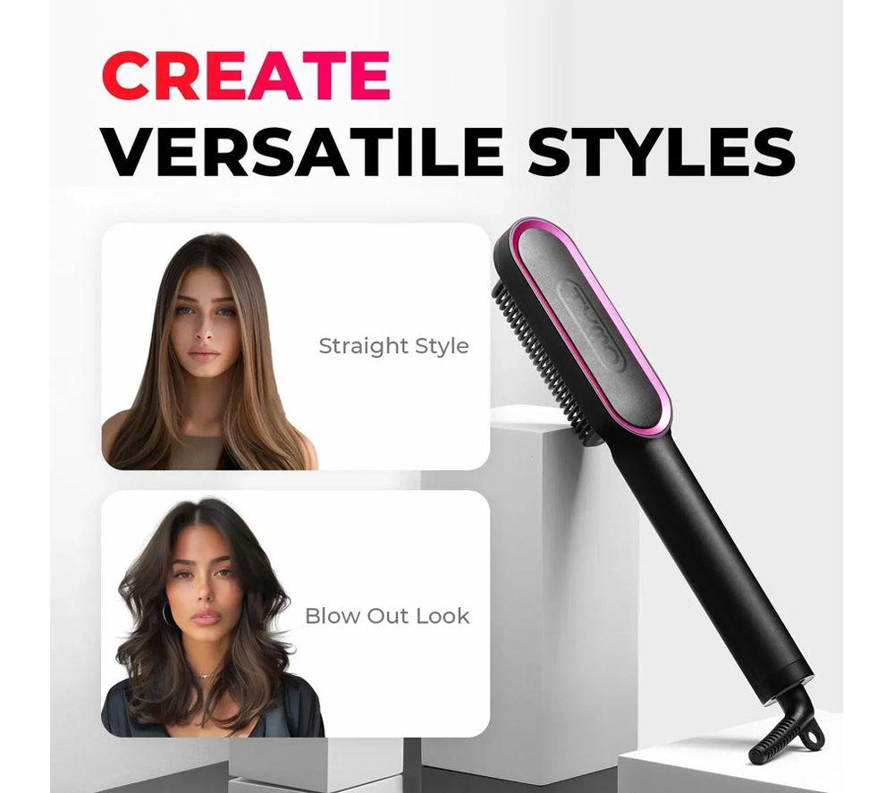 TYMO Ring HC100 Hair Straightening Comb - Black image number 3 of 9