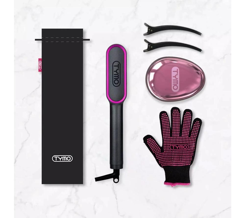 TYMO Ring HC100 Hair Straightening Comb - Black image number 8 of 9