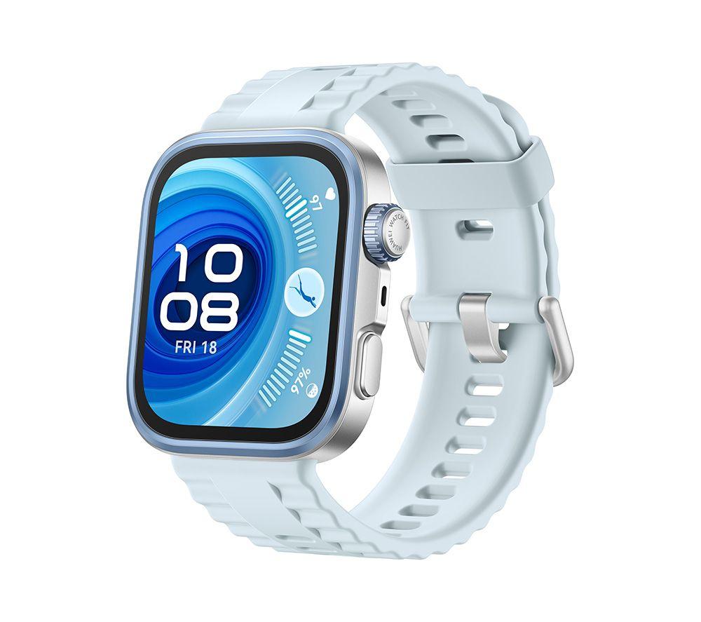 HUAWEI Watch Fit 4 Pro - Titanium Blue, Fluoroelastomer Strap, Blue