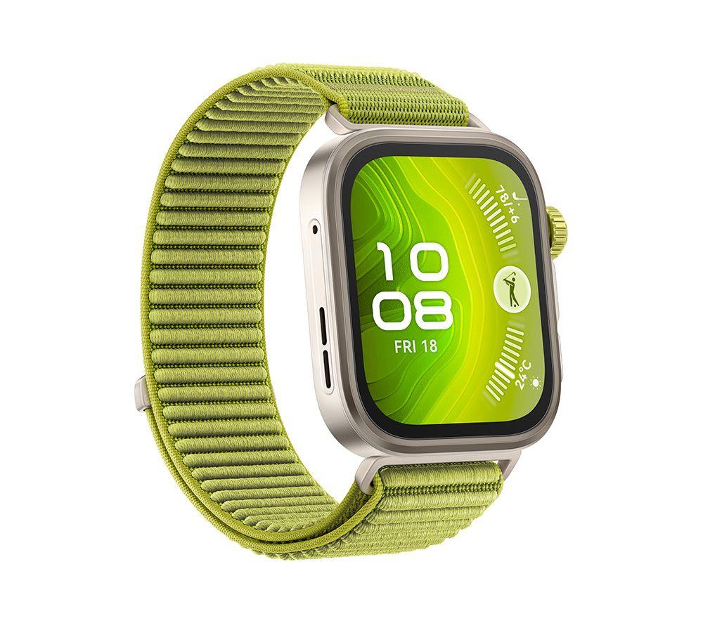 HUAWEI Watch Fit 4 Pro - Titanium Green, Fluoroelastomer Strap image number 13 of 17