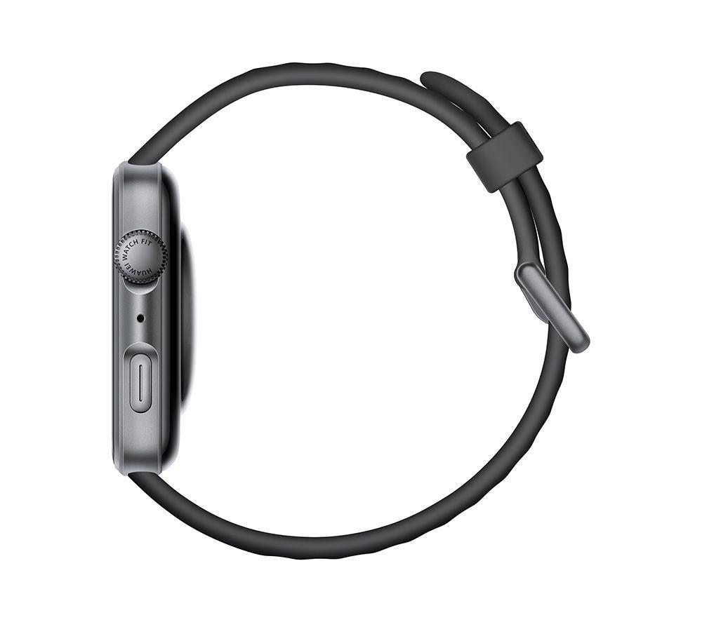 HUAWEI Watch Fit 4 - Aluminium Alloy Black, Fluoroelastomer Strap image number 10 of 13