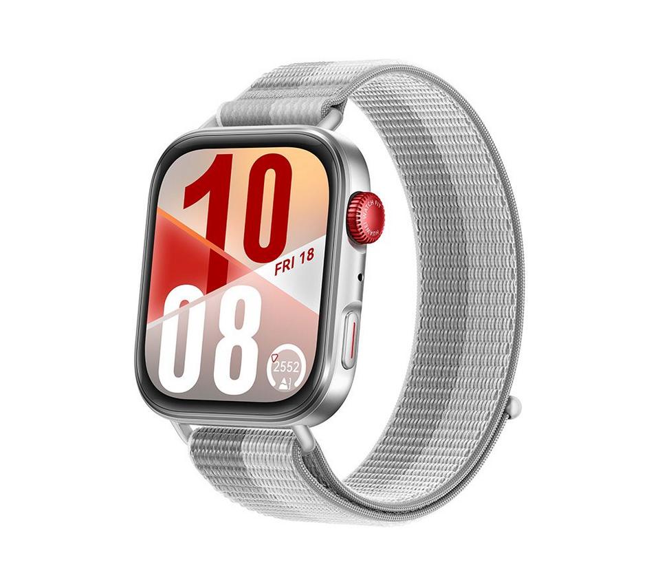 HUAWEI Watch Fit 4 - Aluminium Alloy, Grey Fluoroelastomer Strap