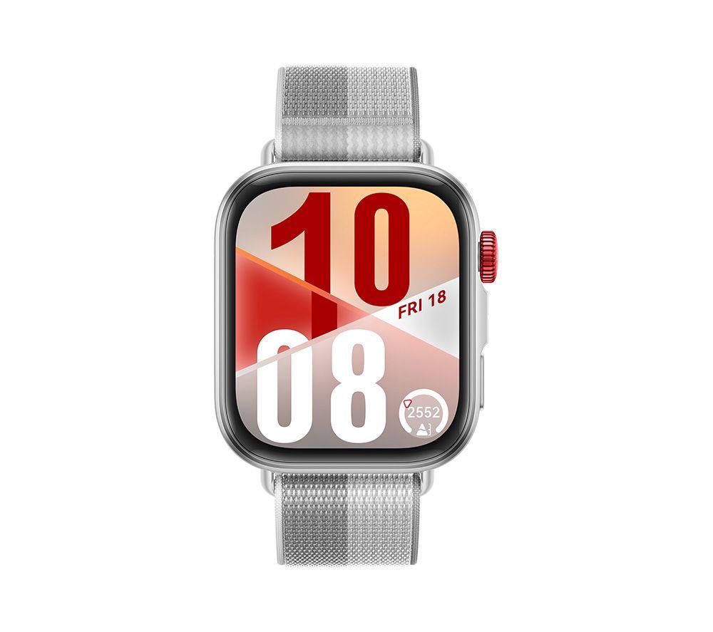 HUAWEI Watch Fit 4 - Aluminium Alloy, Grey Fluoroelastomer Strap image number 9 of 13