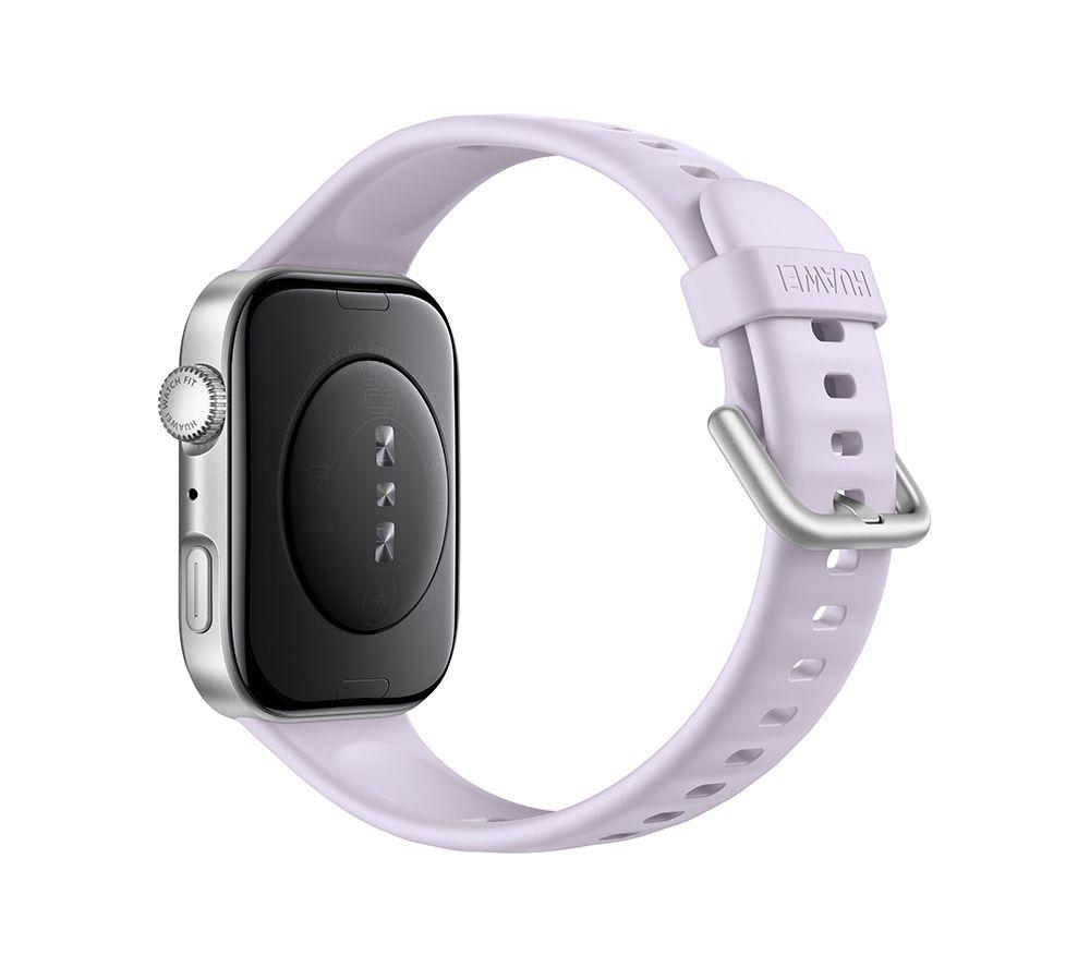 HUAWEI Watch Fit 4 - Aluminium Alloy, Purple Fluoroelastomer Strap image number 8 of 13