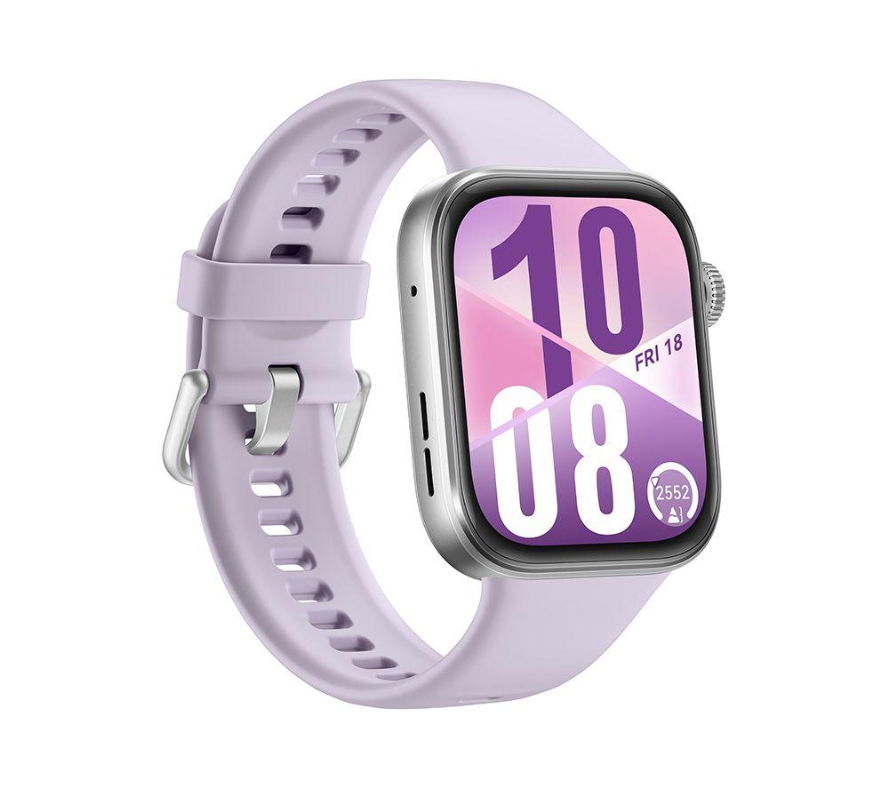 HUAWEI Watch Fit 4 - Aluminium Alloy, Purple Fluoroelastomer Strap image number 11 of 13